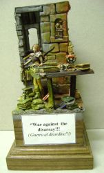 Sergio 'ente per ente' PALUMBO - diorama War against the disarray (Guerra al disordine) in 54 mm. - 2 